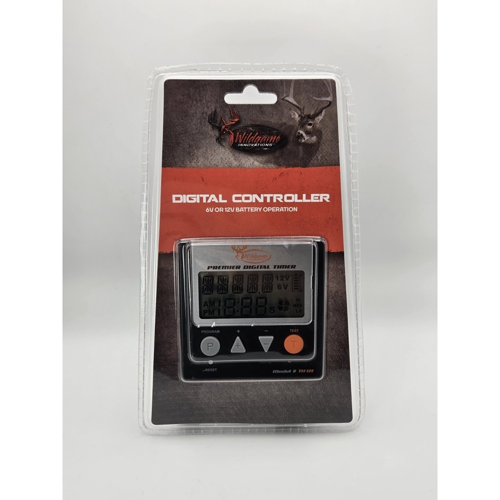 Wildgame Innovations Digital Feeder Timer 6V/12V TH-DT Hunting Feeder Controller